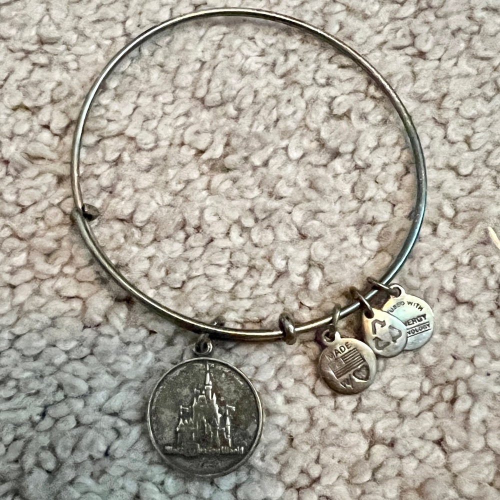 Price Drop! Alex and Ani Walt Disney World Castle Adjustable Bangle